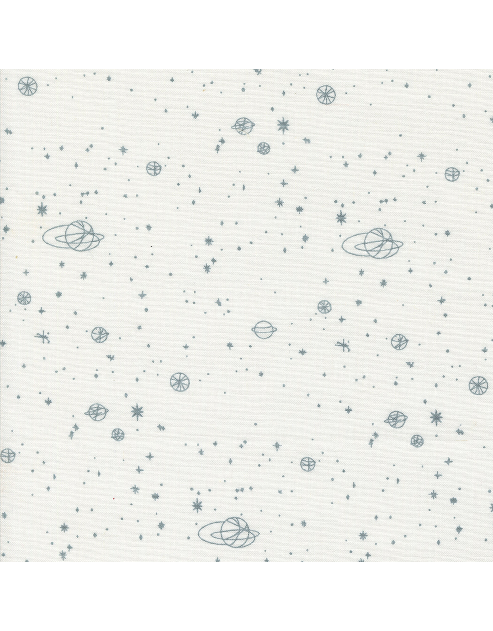 Zen Chic Still More Paper, Milky Way in White, Fabric Half-Yards