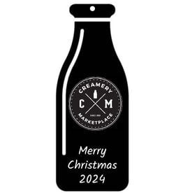 Picking Daisies Creamery Marketplace Milkbottle Ornament