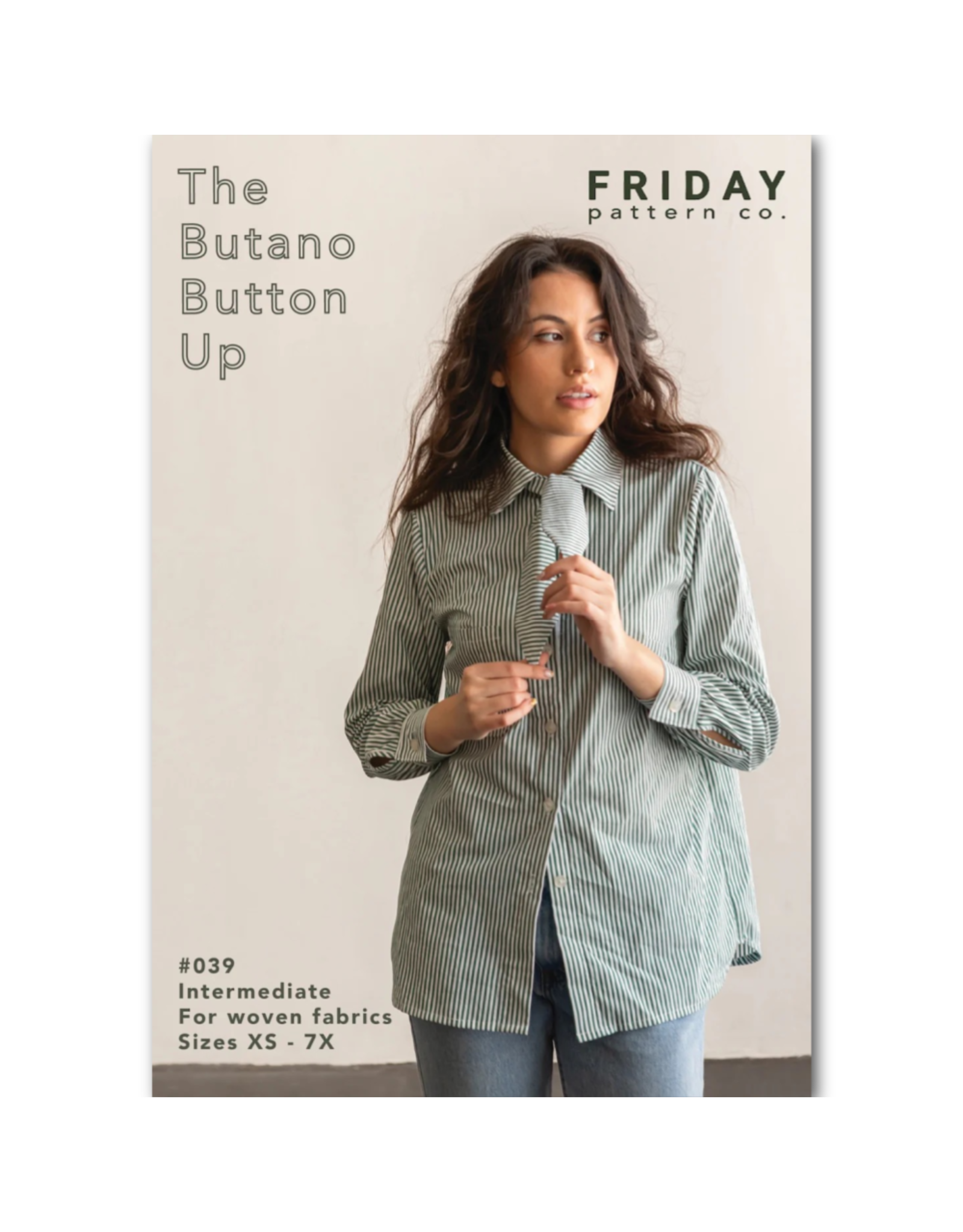 Friday Pattern Company The Butano Button Up Shirt Pattern
