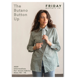 Friday Pattern Company The Butano Button Up Shirt Pattern