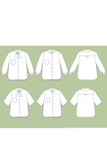 Friday Pattern Company The Butano Button Up Shirt Pattern