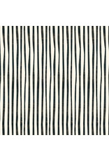 P & B Textiles Story Time, Painted Stripe in Black,  Fabric Half-Yards