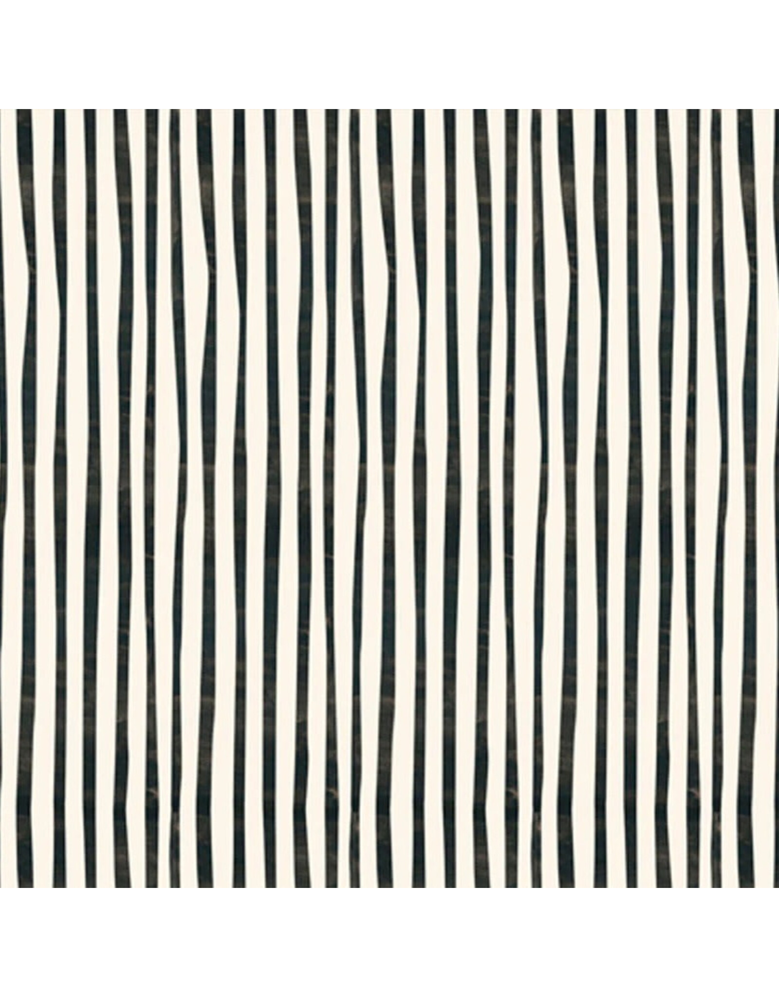 P & B Textiles Story Time, Painted Stripe in Black,  Fabric Half-Yards