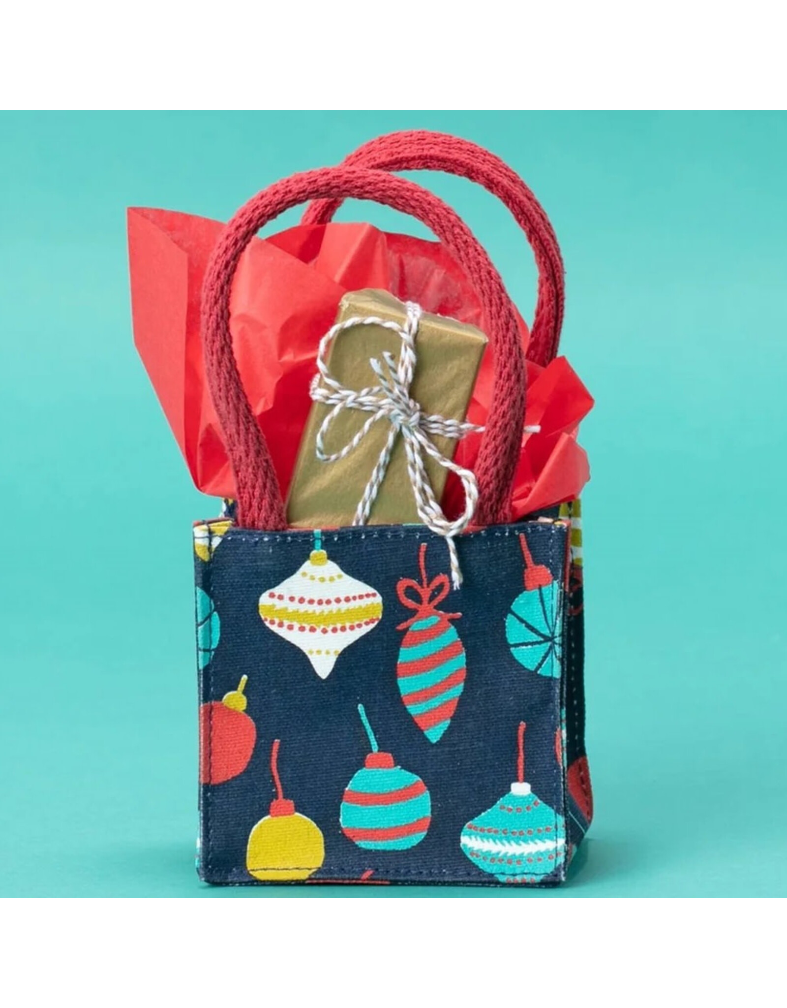 rockflowerpaper Blu Gift Bag, Bauble Ornaments