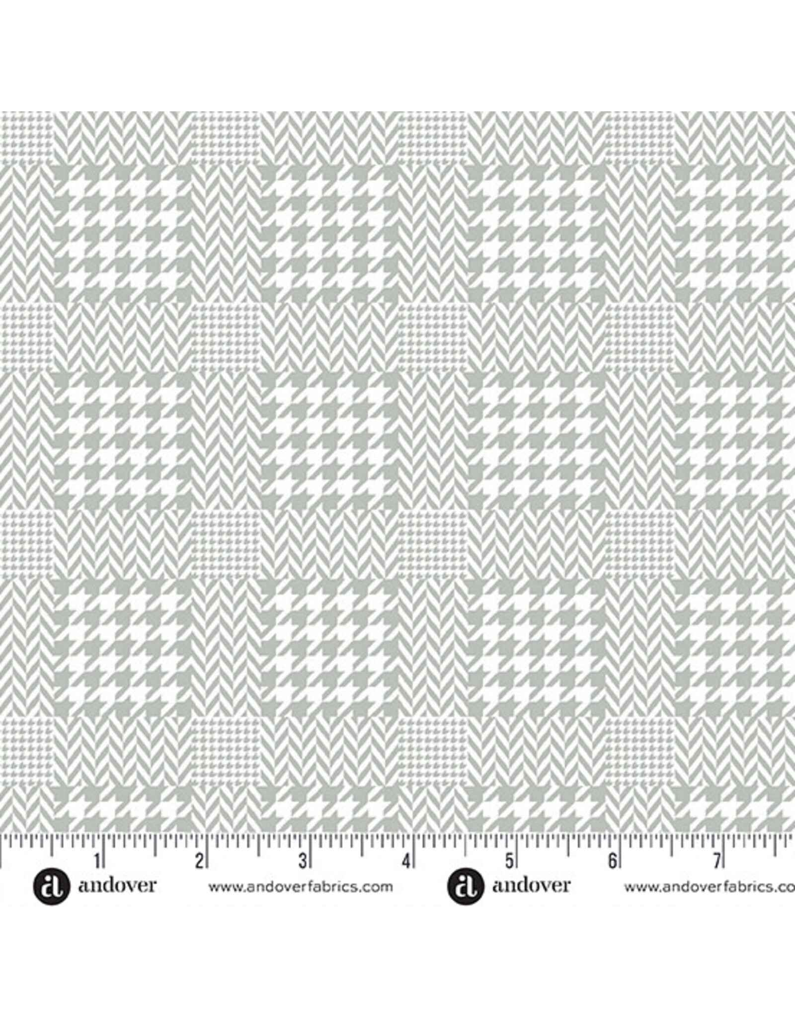 Libs Elliott Iconic, Check in Dove, Fabric Half-Yards