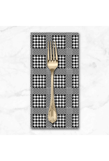PD's Libs Elliott Collection Iconic, Check in Leather, Dinner Napkin