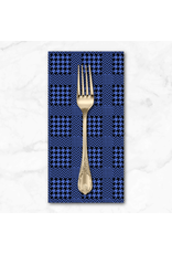 PD's Libs Elliott Collection Iconic, Check in Royal, Dinner Napkin
