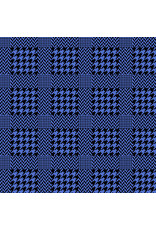 Libs Elliott ON SALE-5 YARD CUT - Iconic, Check in Royal