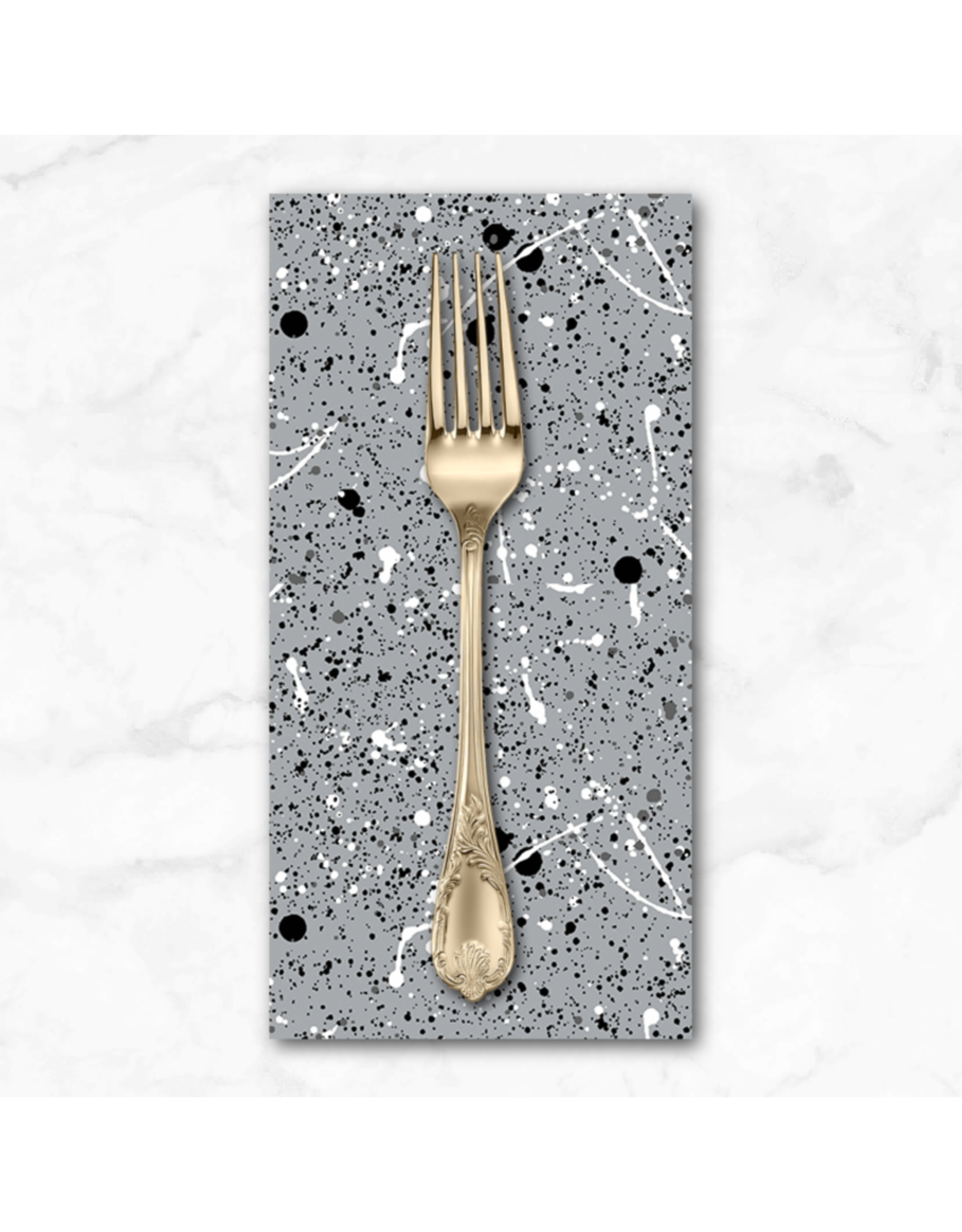 PD's Libs Elliott Collection Iconic, Dark Matter in Ash, Dinner Napkin