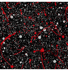 Libs Elliott Iconic, Dark Matter in Brick, Fabric Half-Yards