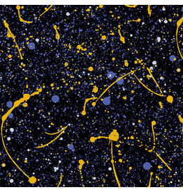 Libs Elliott ON SALE-5 YARD CUT - Iconic, Dark Matter in Royal,