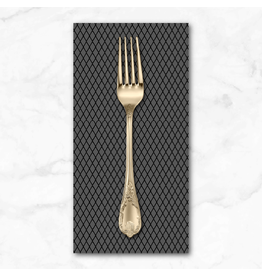 PD's Libs Elliott Collection Iconic, Fishnet in Ash, Dinner Napkin