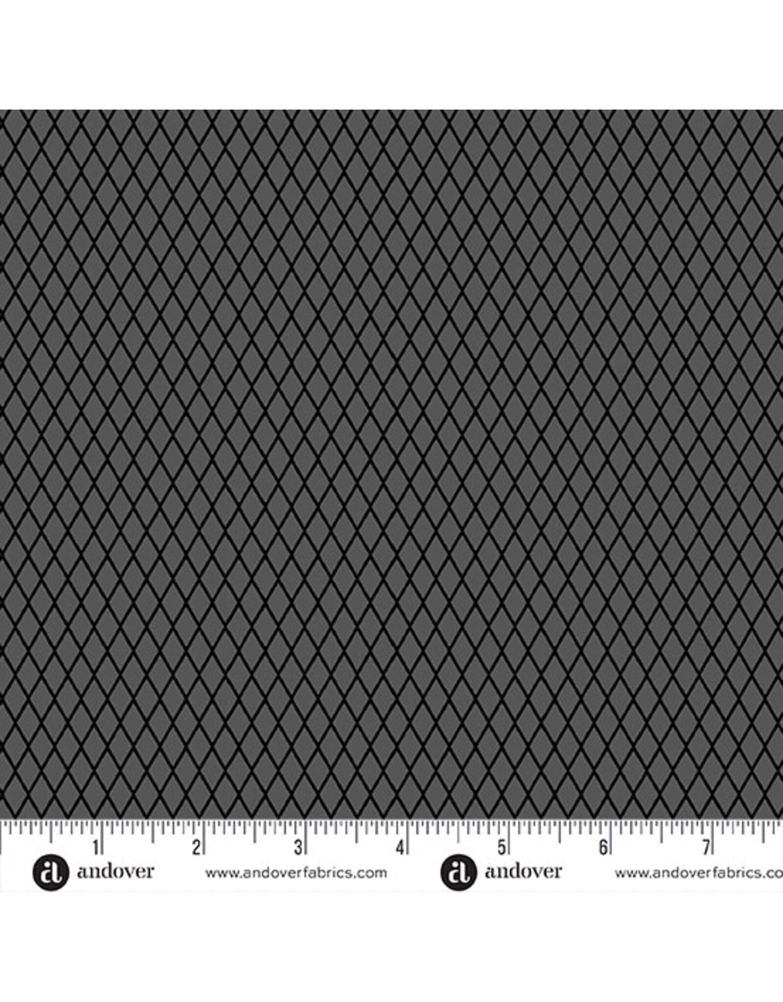 Libs Elliott Iconic, Fishnet in Ash, Fabric Half-Yards