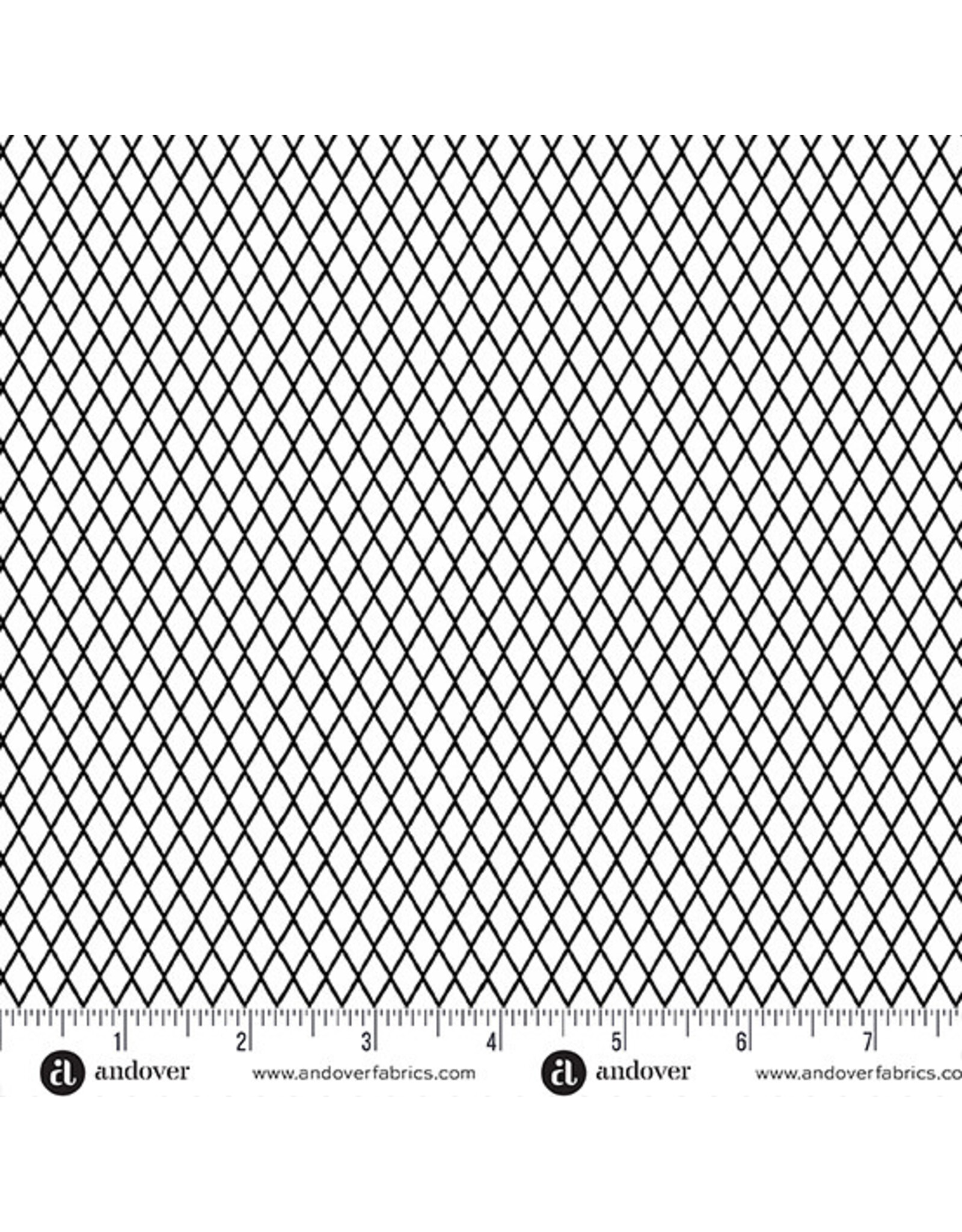 Libs Elliott Iconic, Fishnet in Dove, Fabric Half-Yards