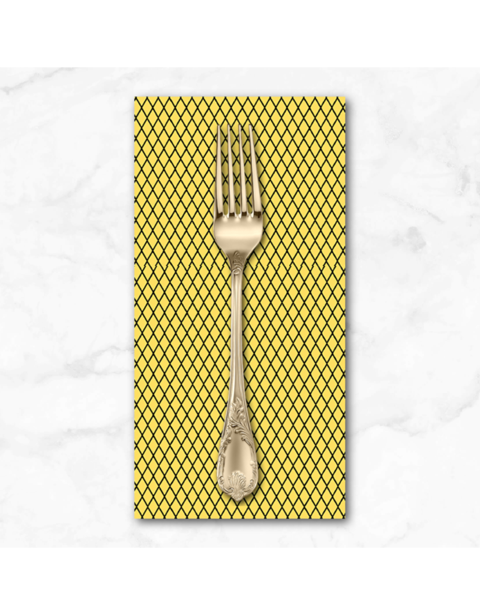 PD's Libs Elliott Collection Iconic, Fishnet in Vivid, Dinner Napkin