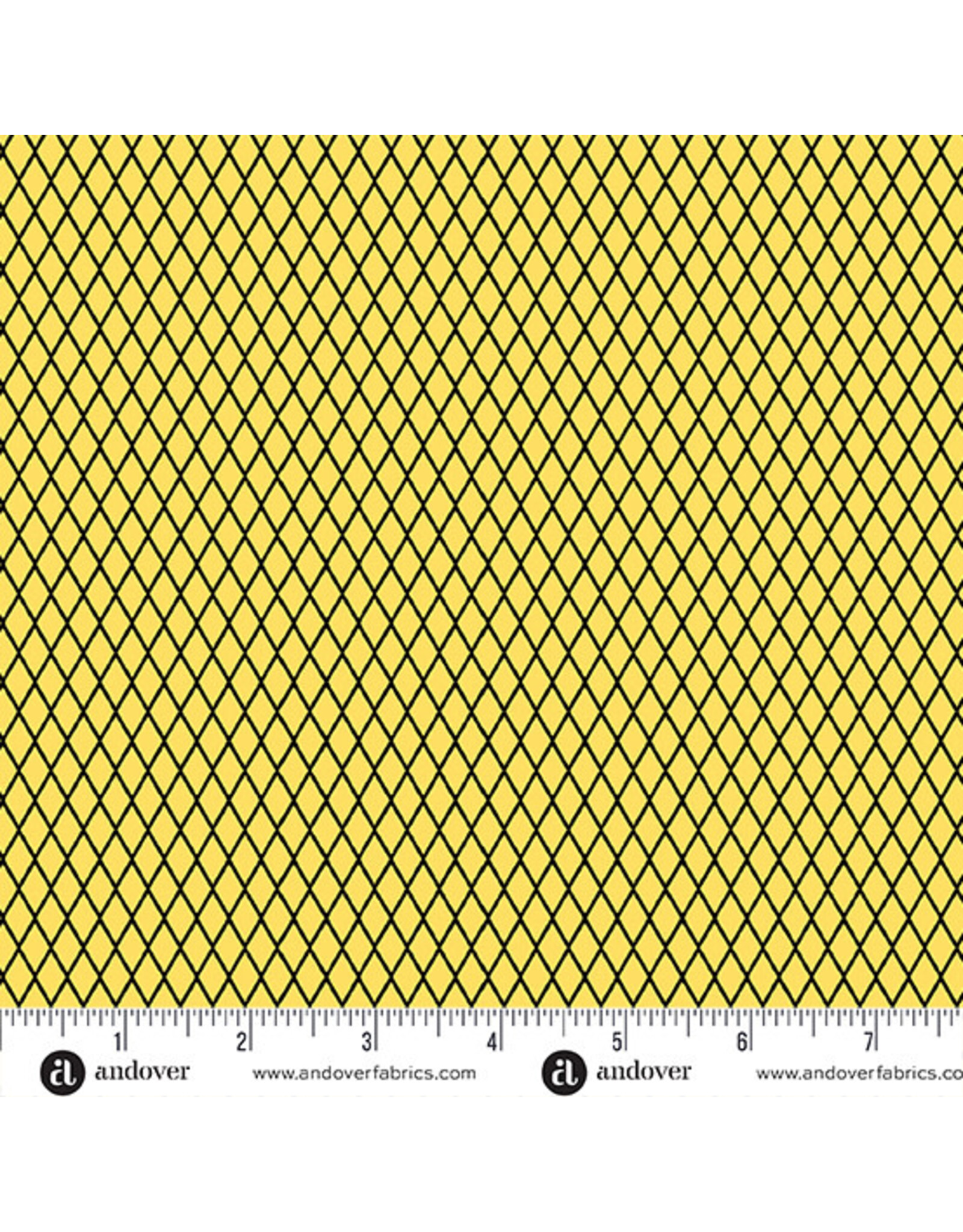 Libs Elliott Iconic, Fishnet in Vivid, Fabric Half-Yards