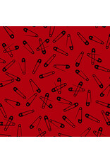 Libs Elliott Iconic, Pins in Brick, Fabric Half-Yards Libs Elliott Iconic, Pins in Brick, Fabric Half-Yards