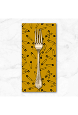 PD's Libs Elliott Collection Iconic, Pins in Gold, Dinner Napkin