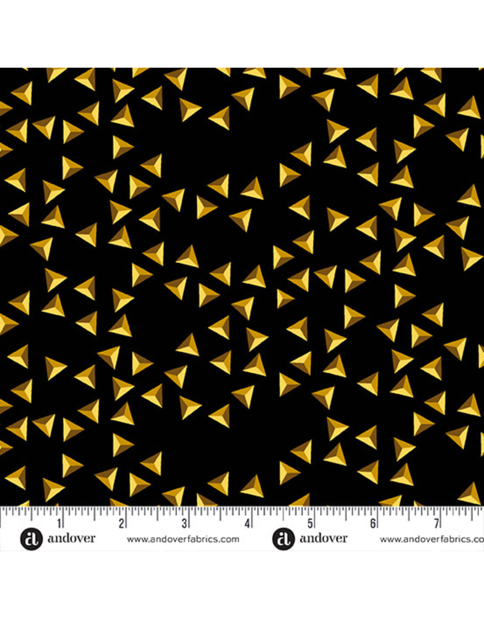 Libs Elliott Iconic, Studs in Gold, Fabric Half-Yards