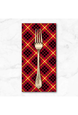 PD's Libs Elliott Collection Iconic, Tartan in Brick, Dinner Napkin
