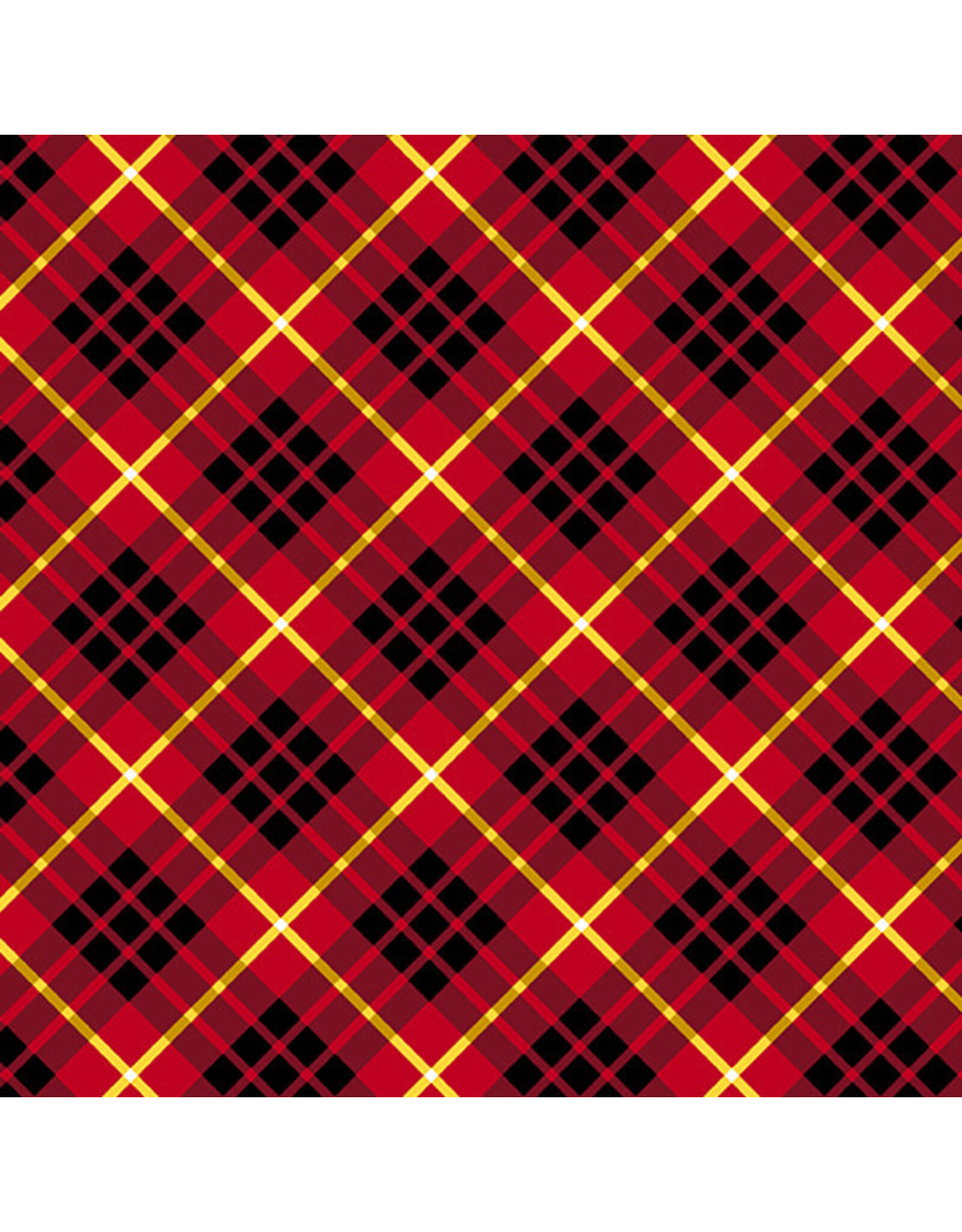 Libs Elliott Iconic, Tartan in Brick, Fabric Half-Yards