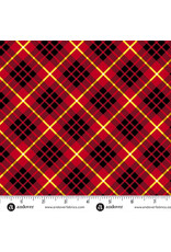 Libs Elliott Iconic, Tartan in Brick, Fabric Half-Yards