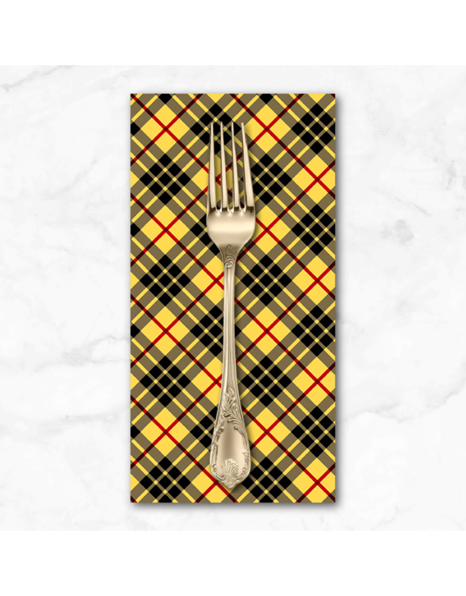 PD's Libs Elliott Collection Iconic, Tartan in Vivid, Dinner Napkin