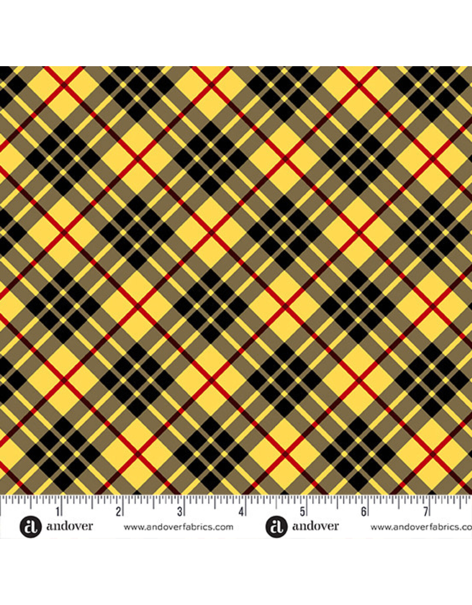 Libs Elliott Iconic, Tartan in Vivid, Fabric Half-Yards