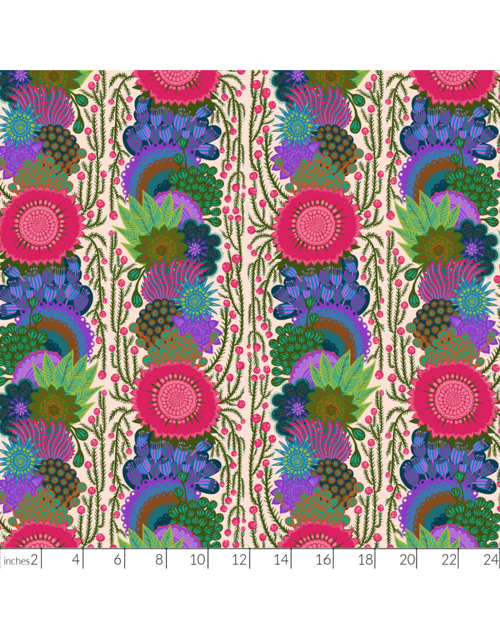 PD's Anna Maria Collection Bright Eyes, Brimming in Cream, Dinner Napkin