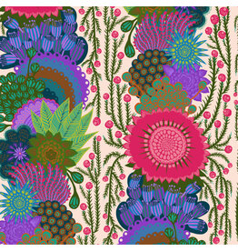 Anna Maria Bright Eyes, Brimming in Cream, Fabric Half-Yards