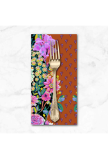 PD's Anna Maria Collection Good Gracious, Beata's Garden in Rust, Dinner Napkin