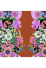 Anna Maria Good Gracious, Beata's Garden in Rust, Fabric Half-Yards