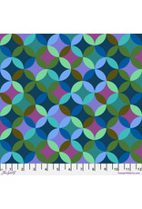 Anna Maria Love Always AM, Cathedral Multi in Blue, Fabric Half-Yards