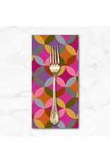 PD's Anna Maria Collection Love Always AM, Cathedral Multi in Pink, Dinner Napkin