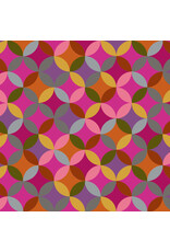 Anna Maria Love Always AM, Cathedral Multi in Pink, Fabric Half-Yards