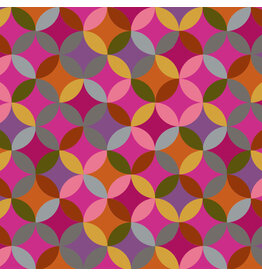 Anna Maria Love Always AM, Cathedral Multi in Pink, Fabric Half-Yards