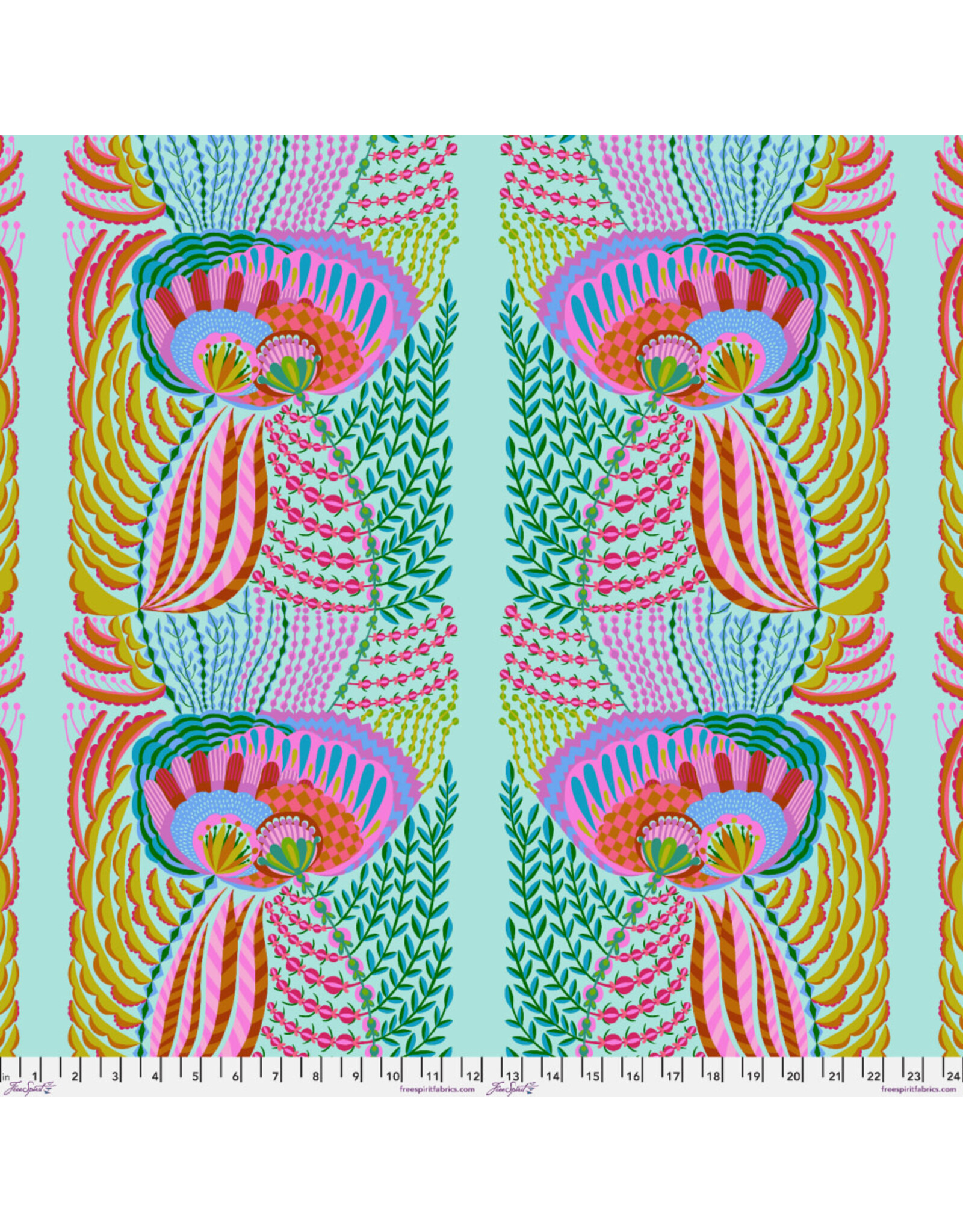 PD's Anna Maria Collection Our Fair Home, Compromise in Aqua, Dinner Napkin