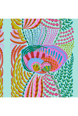 Anna Maria Our Fair Home, Compromise in Aqua, Fabric Half-Yards