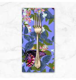 PD's Anna Maria Collection Our Fair Home, Neighborly in Periwinkle, Dinner Napkin