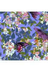 Anna Maria Our Fair Home, Neighborly in Periwinkle, Fabric Half-Yards