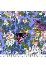 Anna Maria Our Fair Home, Neighborly in Periwinkle, Fabric Half-Yards