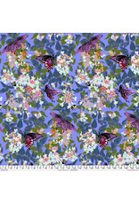Anna Maria Our Fair Home, Neighborly in Periwinkle, Fabric Half-Yards
