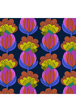 Anna Maria Our Fair Home, Peacock in Night, Fabric Half-Yards