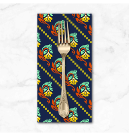 PD's Anna Maria Collection Fluent, Tilt in Navy, Dinner Napkin