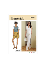 Butterick B6901 Vest Pants Shorts -  Pattern