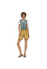 Butterick B6901 Vest Pants Shorts -  Pattern