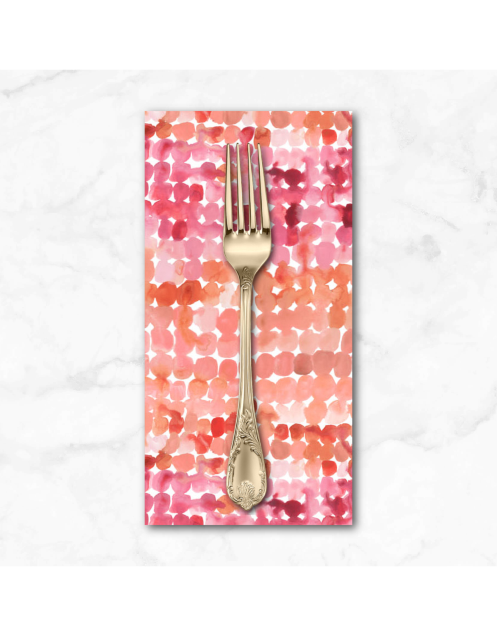 PD's Boccaccini Meadows Collection Field Trip, Dotty in Red Multi, Dinner Napkin