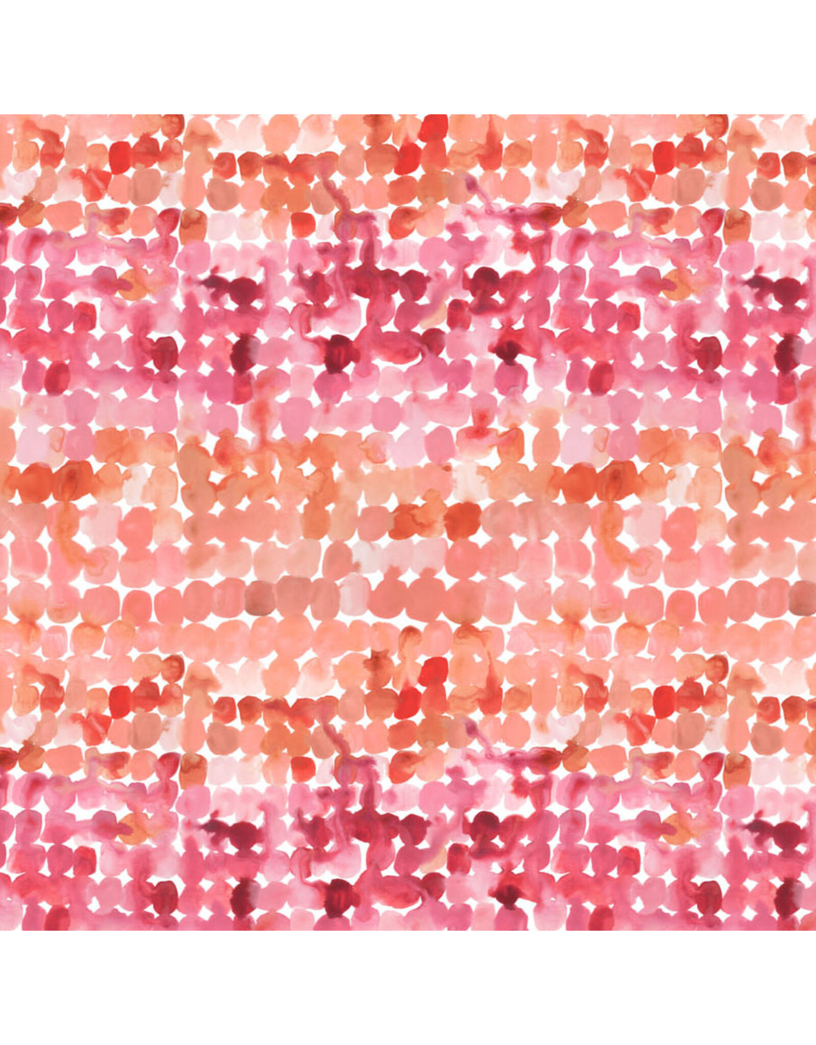 Boccaccini Meadows Field Trip, Dotty in Red Multi, Fabric Half-Yards