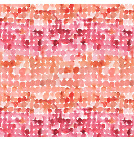 Boccaccini Meadows Field Trip, Dotty in Red Multi, Fabric Half-Yards