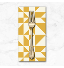 PD's Windham Collection Perfect Points, Windham Star in Yellow, Dinner Napkin